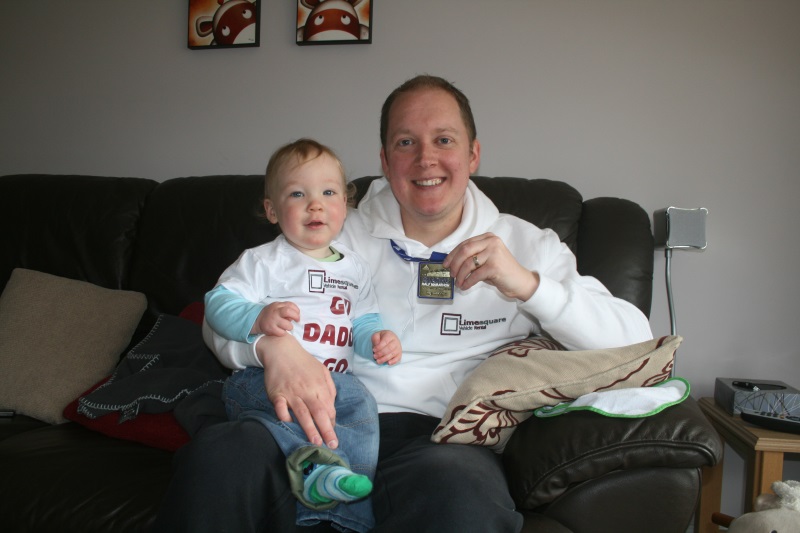 Lee Davies runs Reading Half Marathon