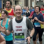 Lee Davies runs Reading Half Marathon